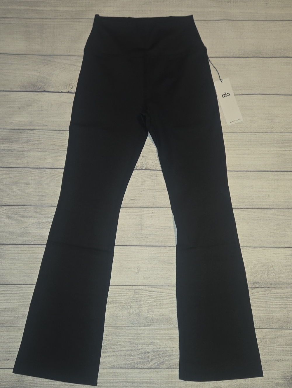 ALO Yoga Airbrush High-Waist Bootcut Legging Black Size M NWT